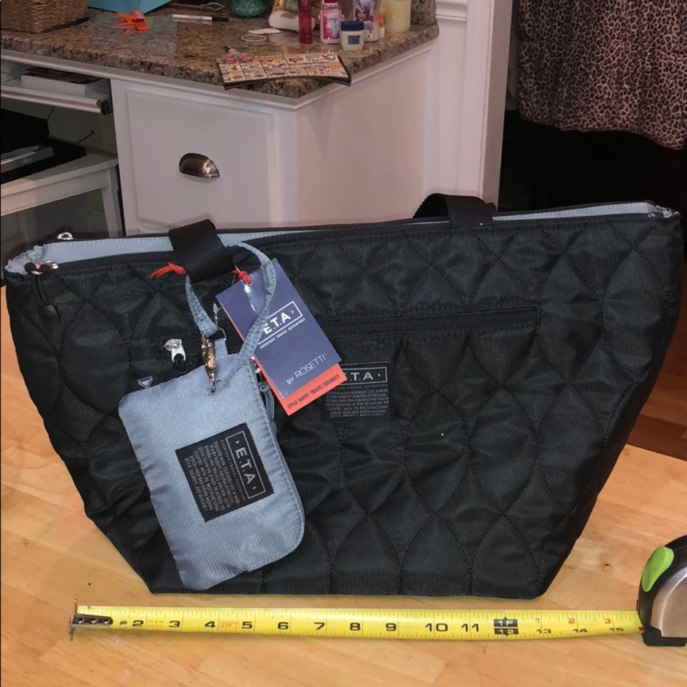 E.T.A. By Rosetti Black travel bag